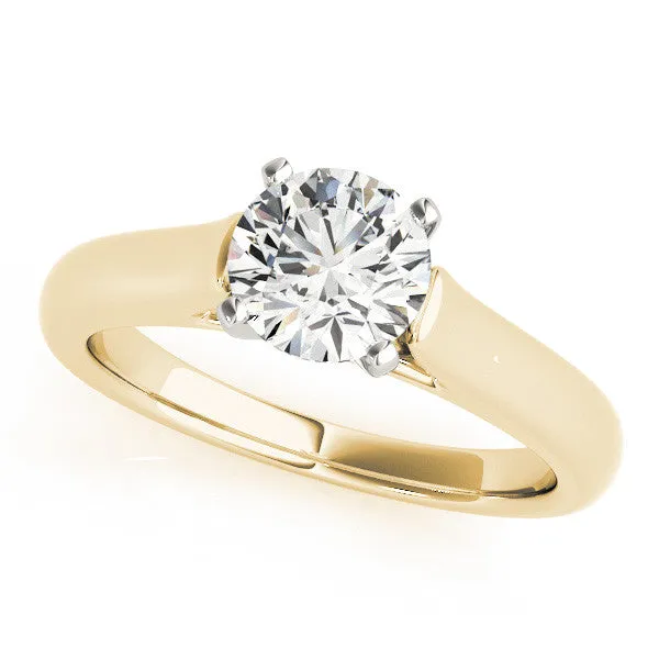1.25 Carat Solitaire Moissanite Engagement Ring - Paula