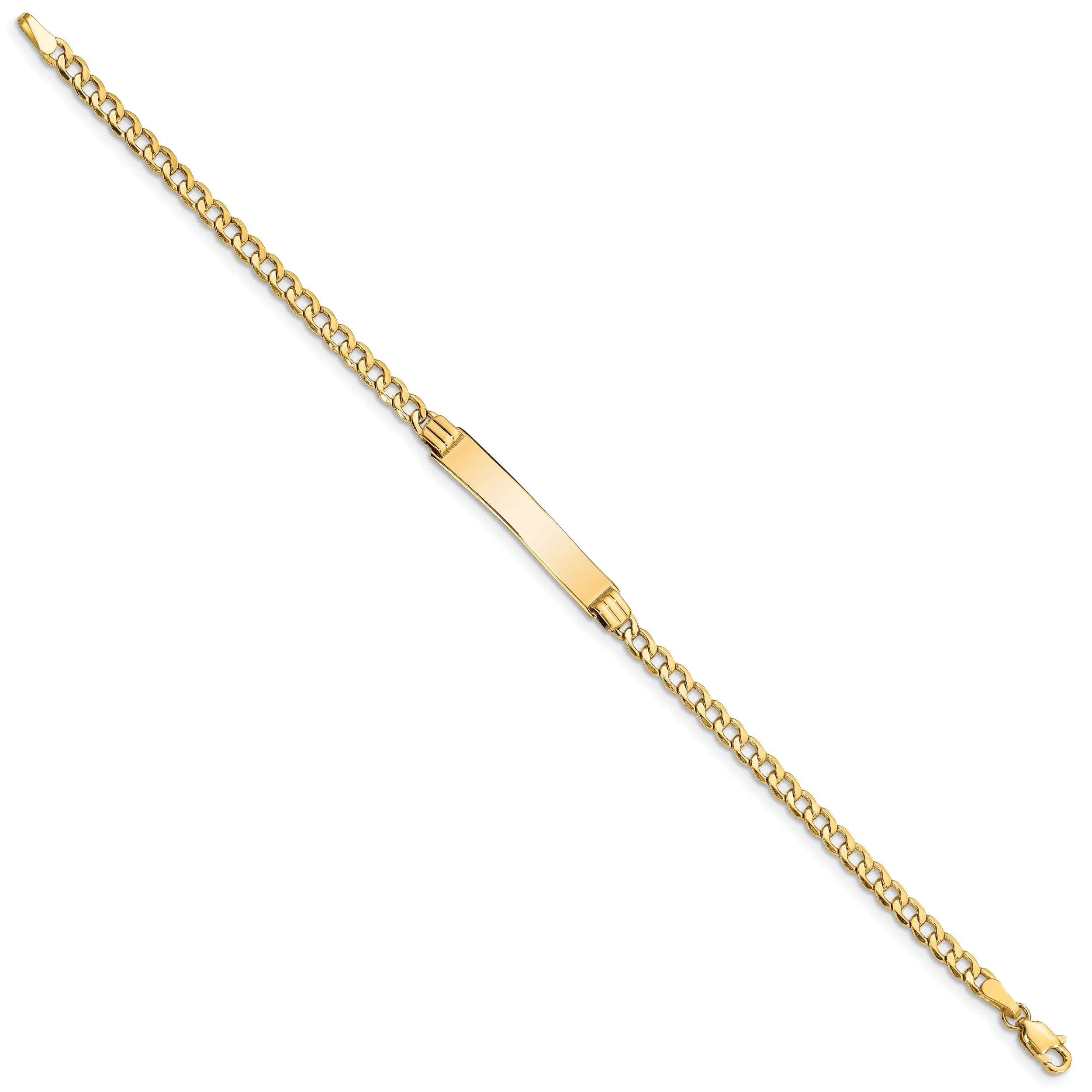 14k Yellow Gold I.D Bracelet