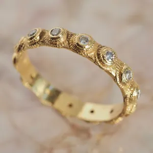 18k Gold Diamond Eternity Band