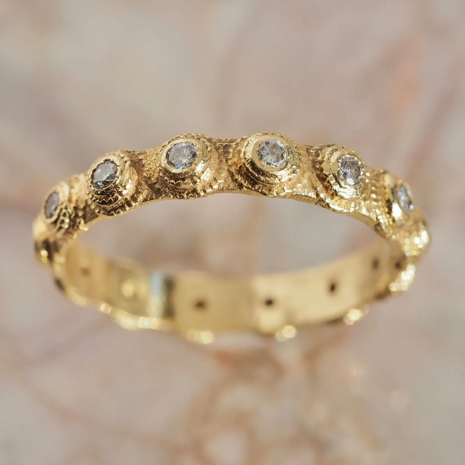 18k Gold Diamond Eternity Band