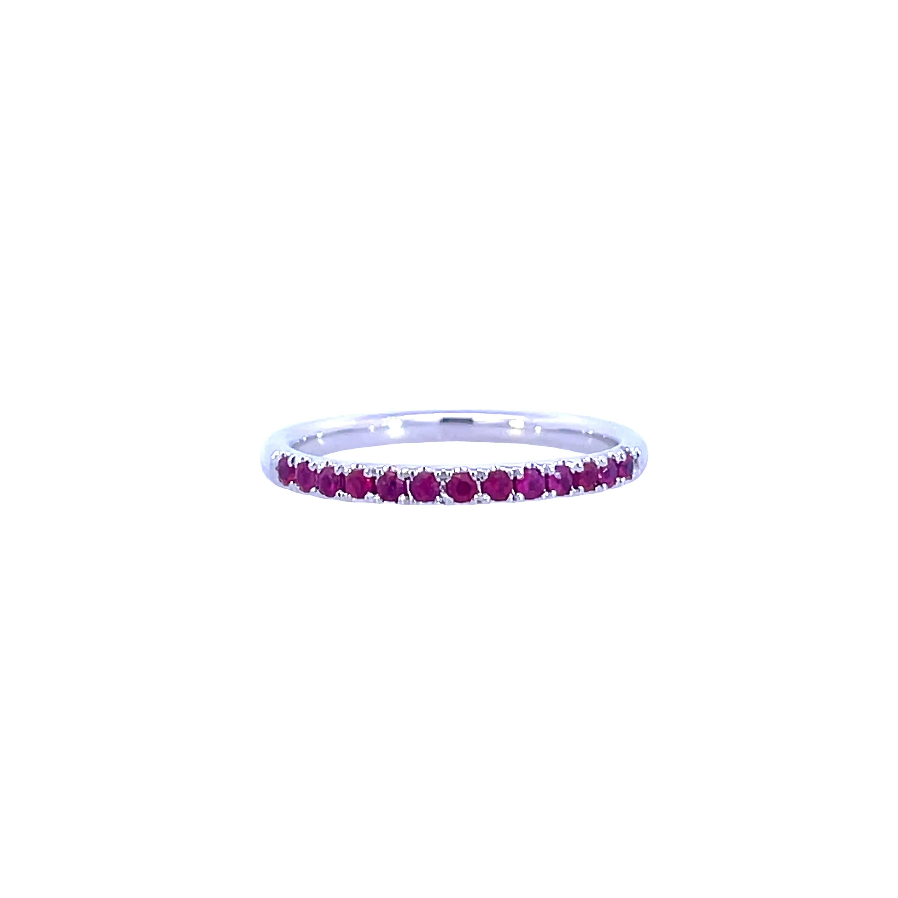 18KW Ruby Band