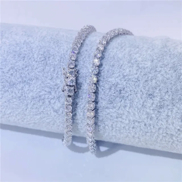 4mm Moissanite Tennis Bracelet