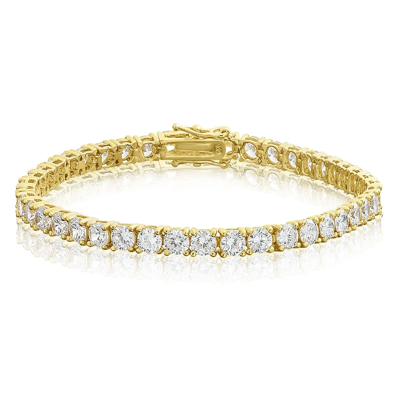 4mm Moissanite Tennis Bracelet
