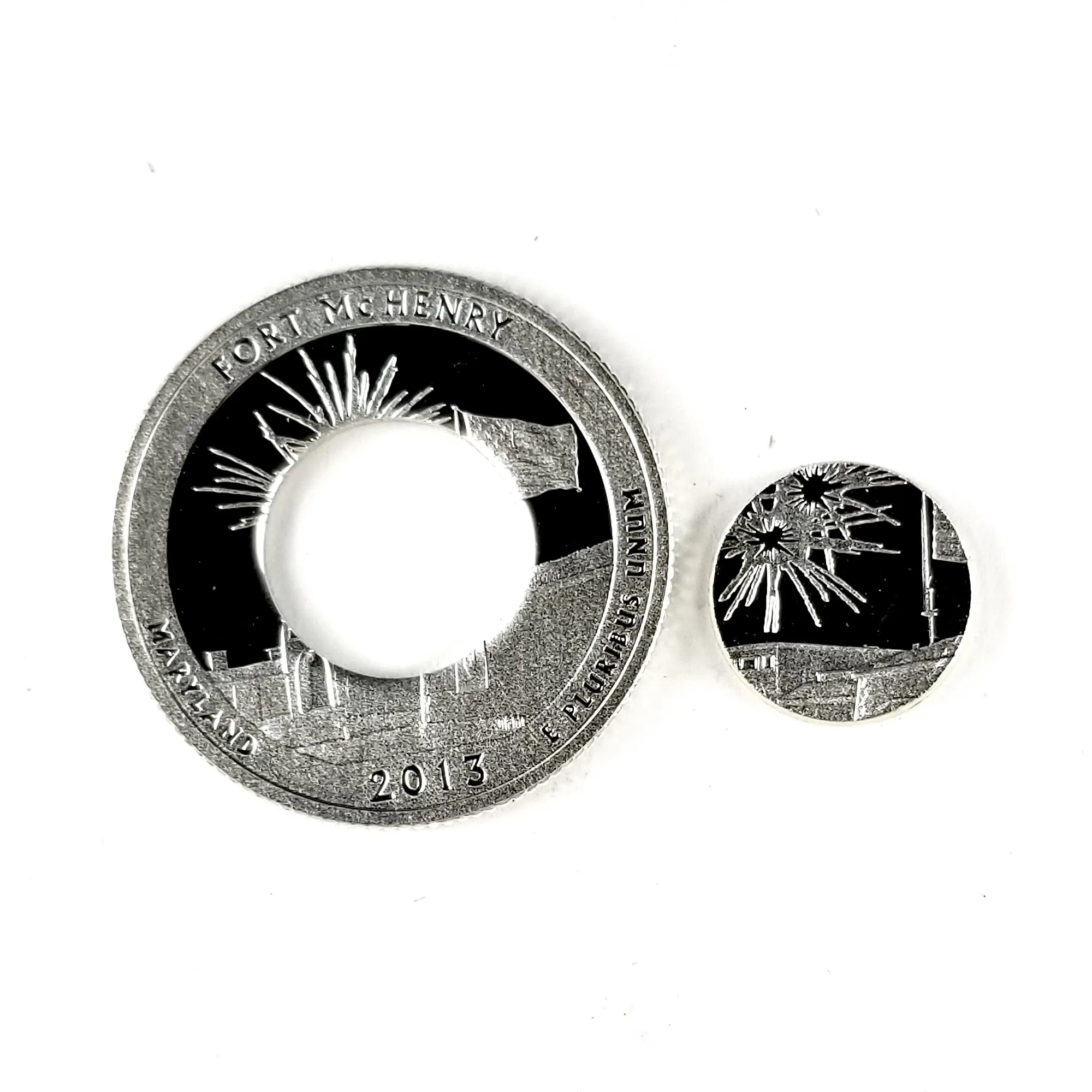 90% Silver Fort McHenry National Park Quarter Ring