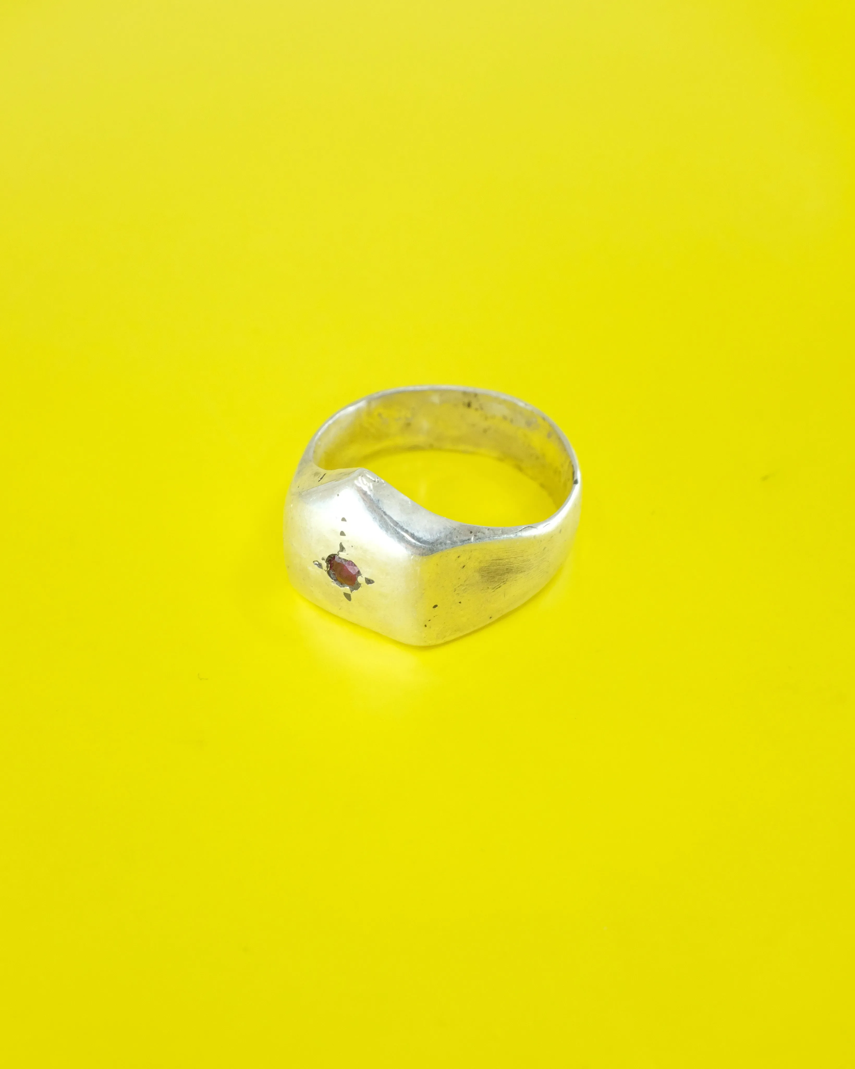 .925 Silver Ruby Signet