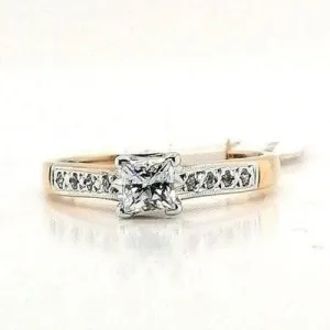 9ct Yellow Gold Cubic Zircona Ring - Price on request