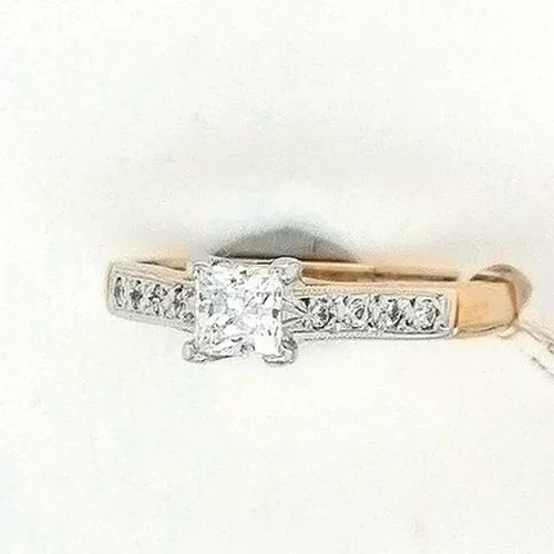 9ct Yellow Gold Cubic Zircona Ring - Price on request