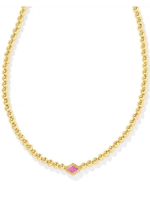 Abbie Beaded Necklace Gold Azalea Illusion by Kendra Scott