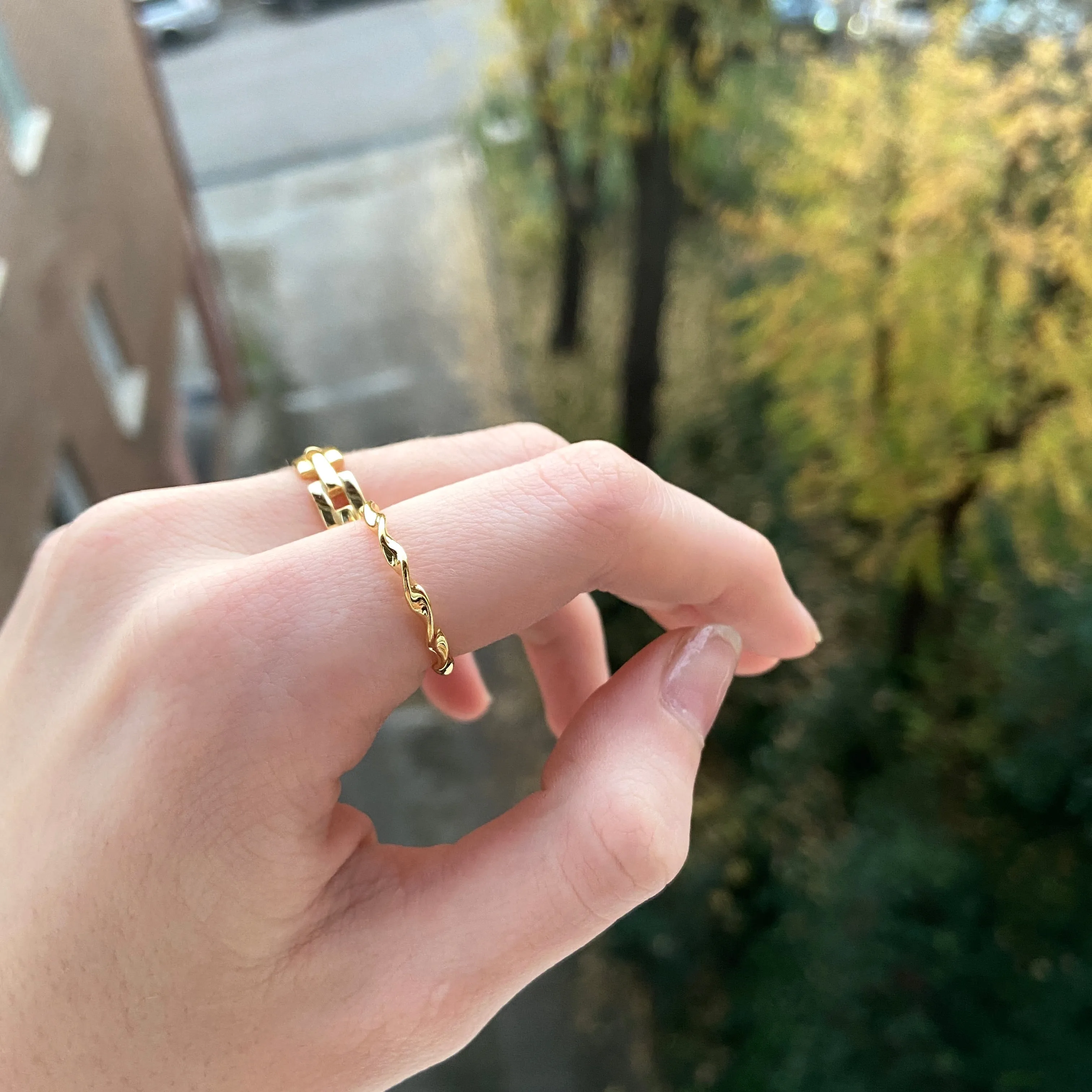 Anillo CORAL PLATA