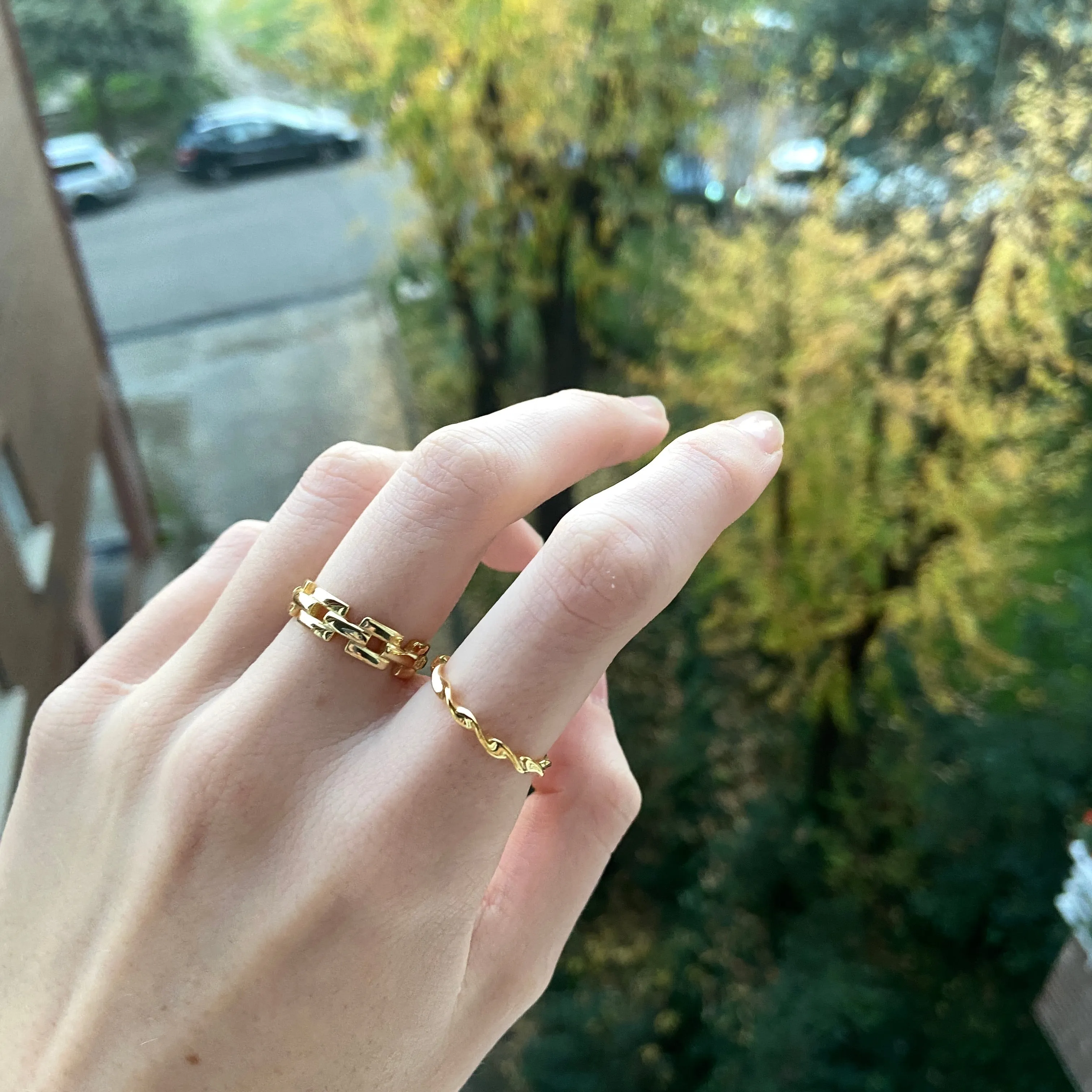 Anillo CORAL PLATA