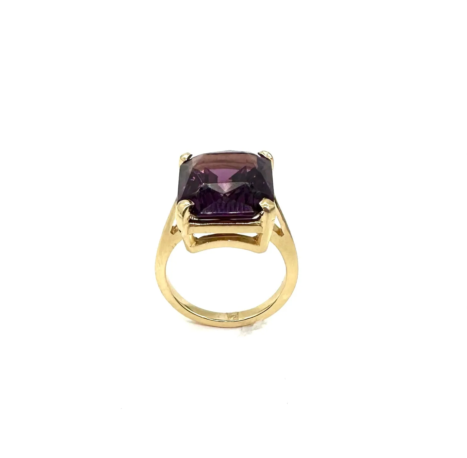 Basket Set Amethyst Ring