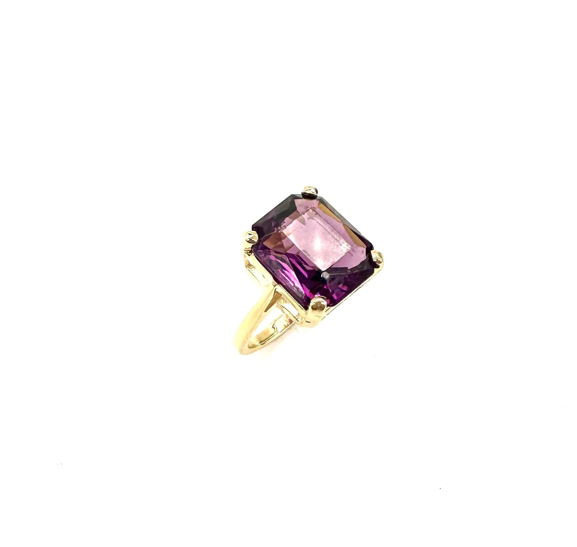 Basket Set Amethyst Ring
