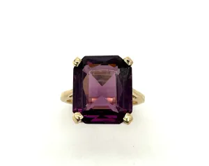Basket Set Amethyst Ring
