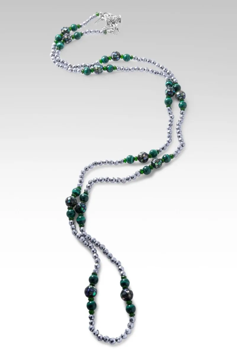 Beaded Mosaic Abalone Necklace™ in Janyl Adair