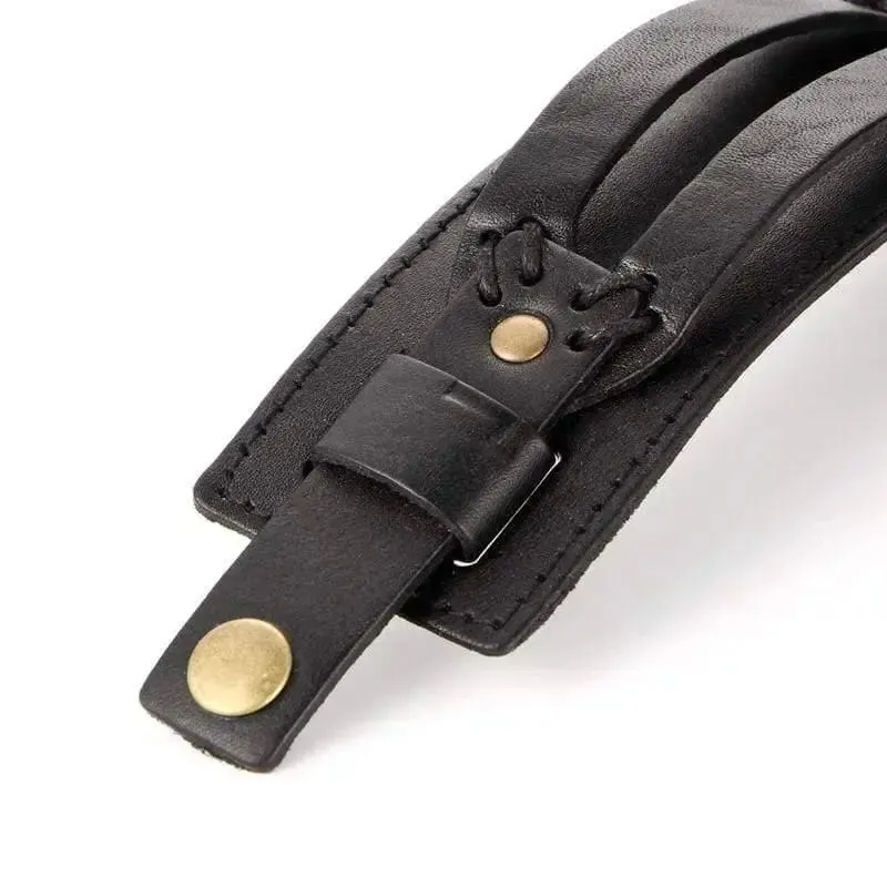 BRACELET MANCHETTE EN CUIR
