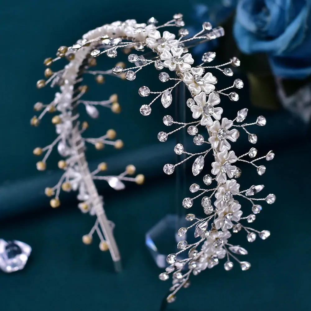Bridal Flower Headband: Elegant Wedding Accessory