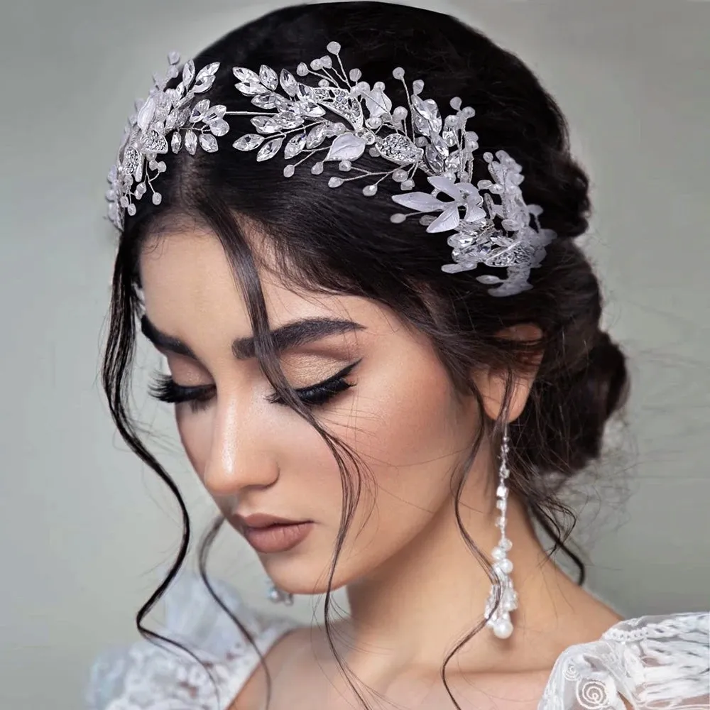 Bridal Flower Headband: Elegant Wedding Accessory