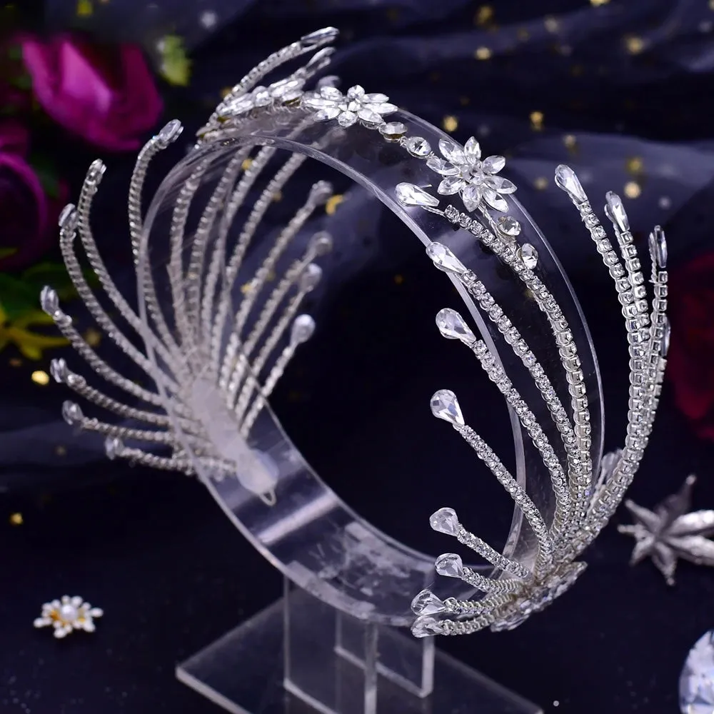 Bridal Headband Wedding Crowns Bride Tiara and Headdress