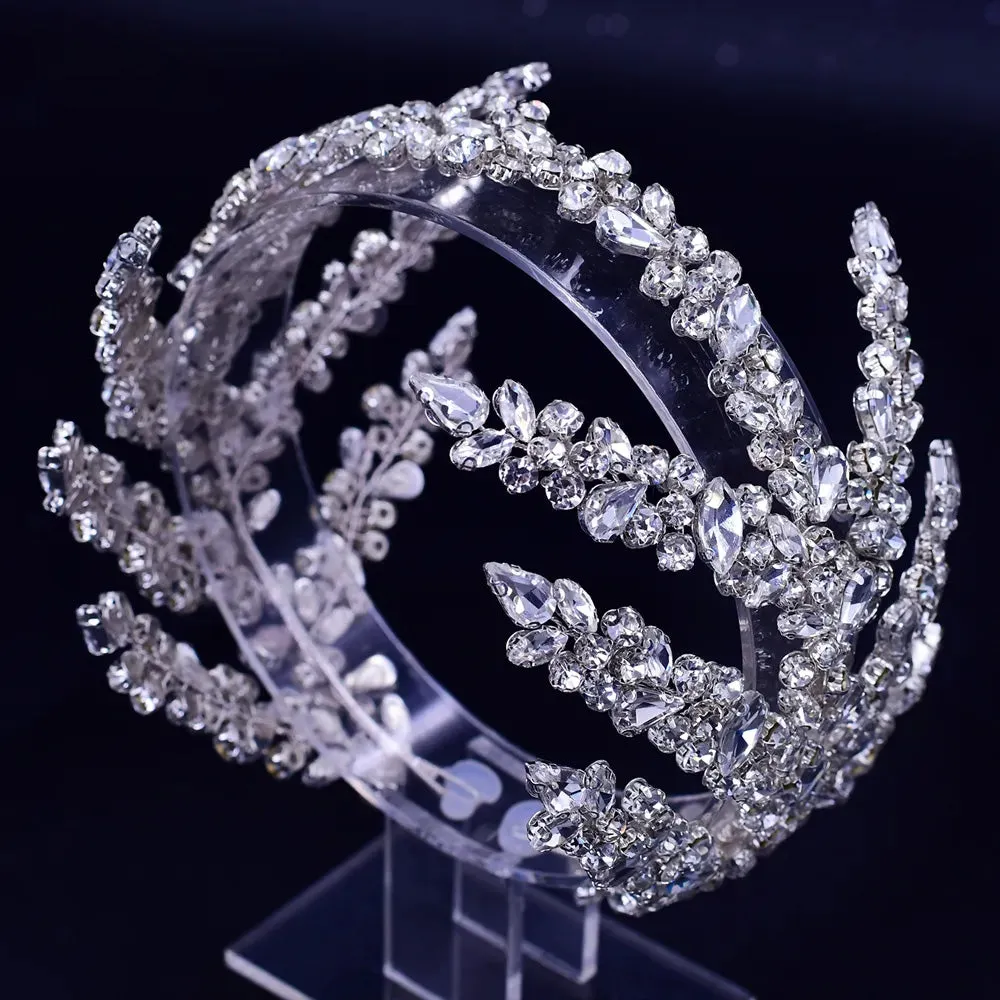 Bridal Headband Wedding Crowns Bride Tiara and Headdress