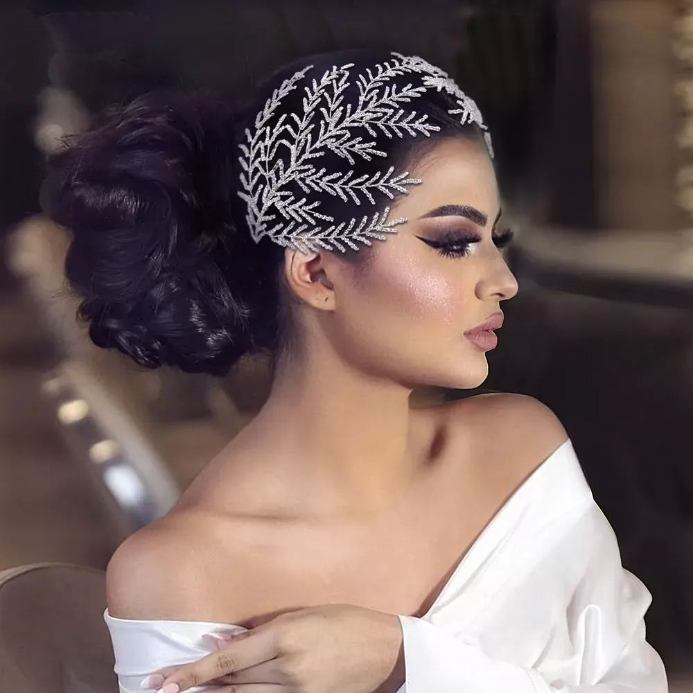 Bridal Headband Wedding Crowns Bride Tiara and Headdress