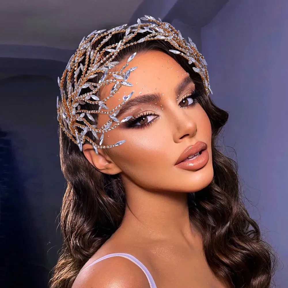 Bridal Headband Wedding Crowns Bride Tiara and Headdress