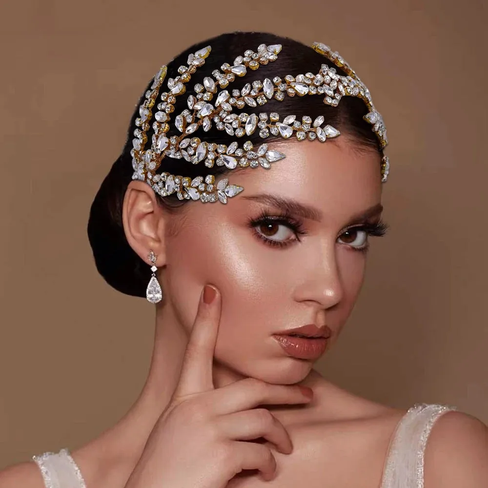 Bridal Headband Wedding Crowns Bride Tiara and Headdress
