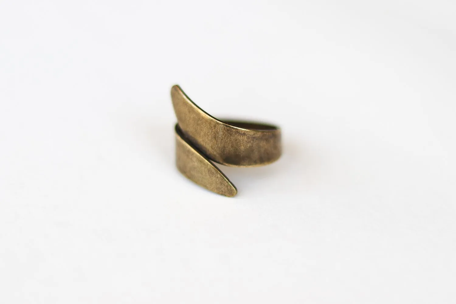 Bronze wrapped ring, adjustable ring, wrap ring, minimalist jewelry, twisted stacking ring, girl, birthday gift for her, girlfriend present