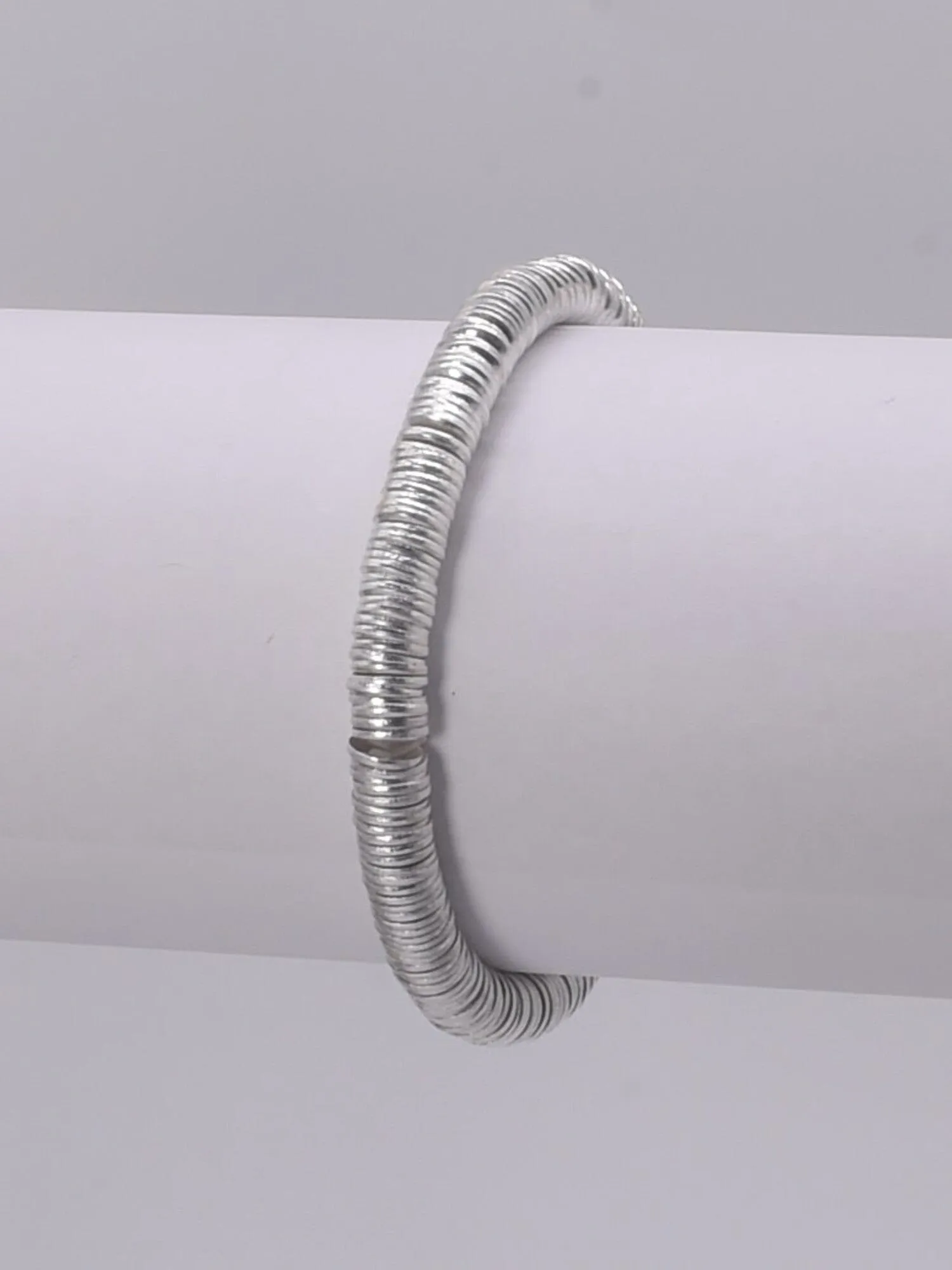 CB2161 Heishi Disc Stretch Bracelet