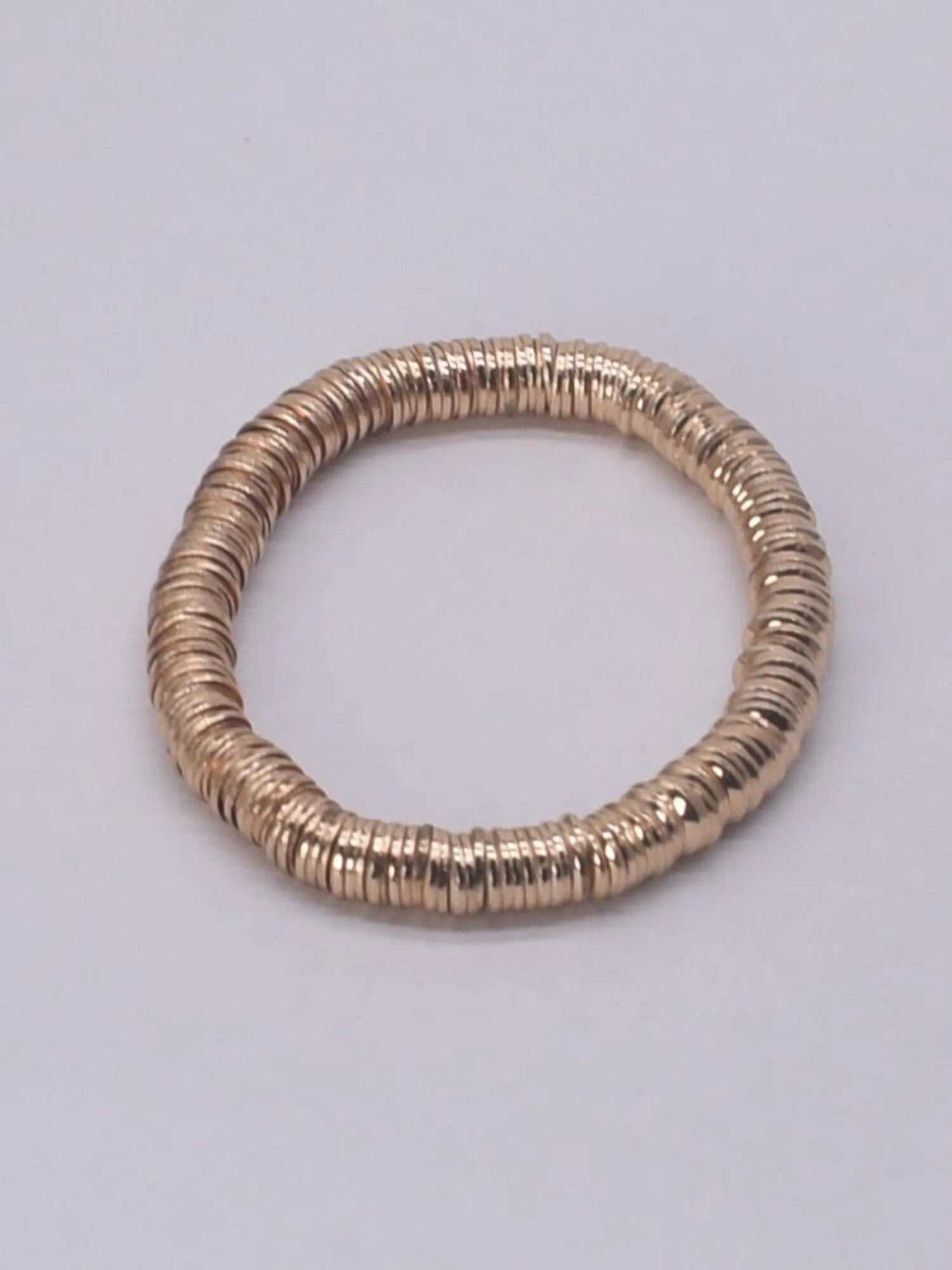 CB2161 Heishi Disc Stretch Bracelet