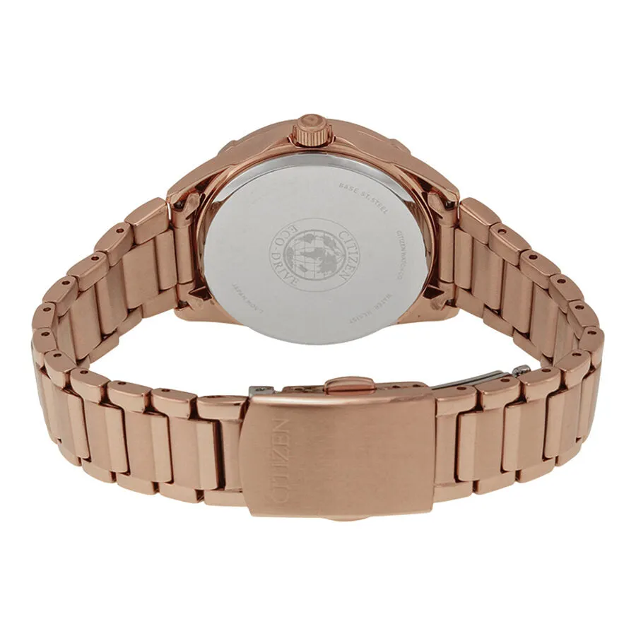 Citizen POV Eco-Drive Coral Dial Ladies Watch FD3003-58X