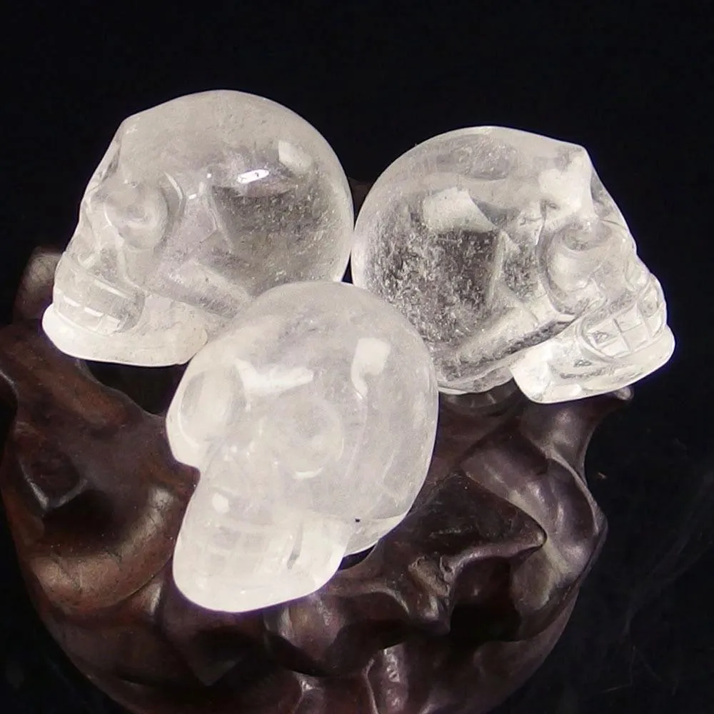 Clear Quartz Crystal Skull