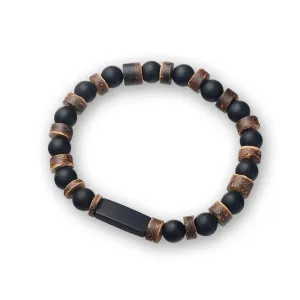 COCONUT AND AGATE BRACELET