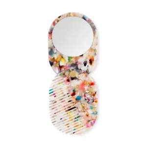 Confetti Pocket Mirror & Comb - Multi Party