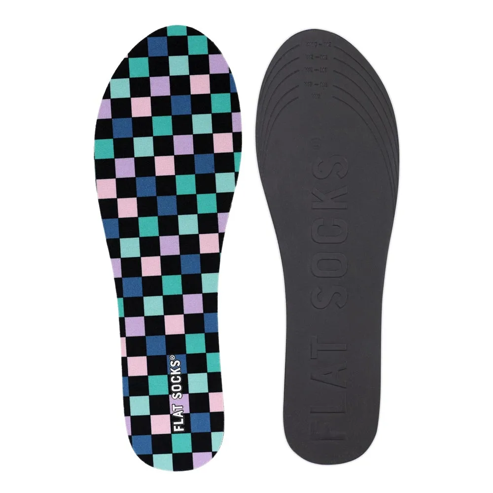 Coral Checks FLAT SOCKS