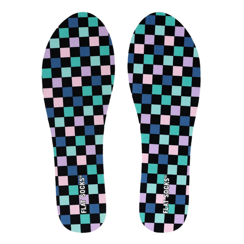 Coral Checks FLAT SOCKS