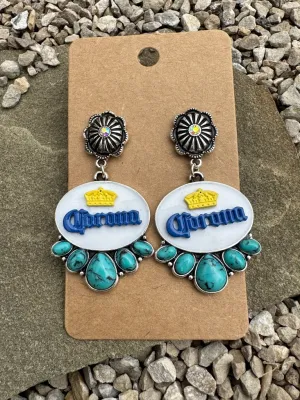 Corona Turquoise Earrings