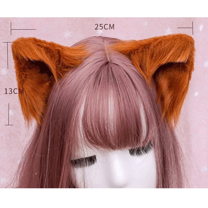 Cosplay Cute Kitten Cat Ears with Little Bell Hair Clip