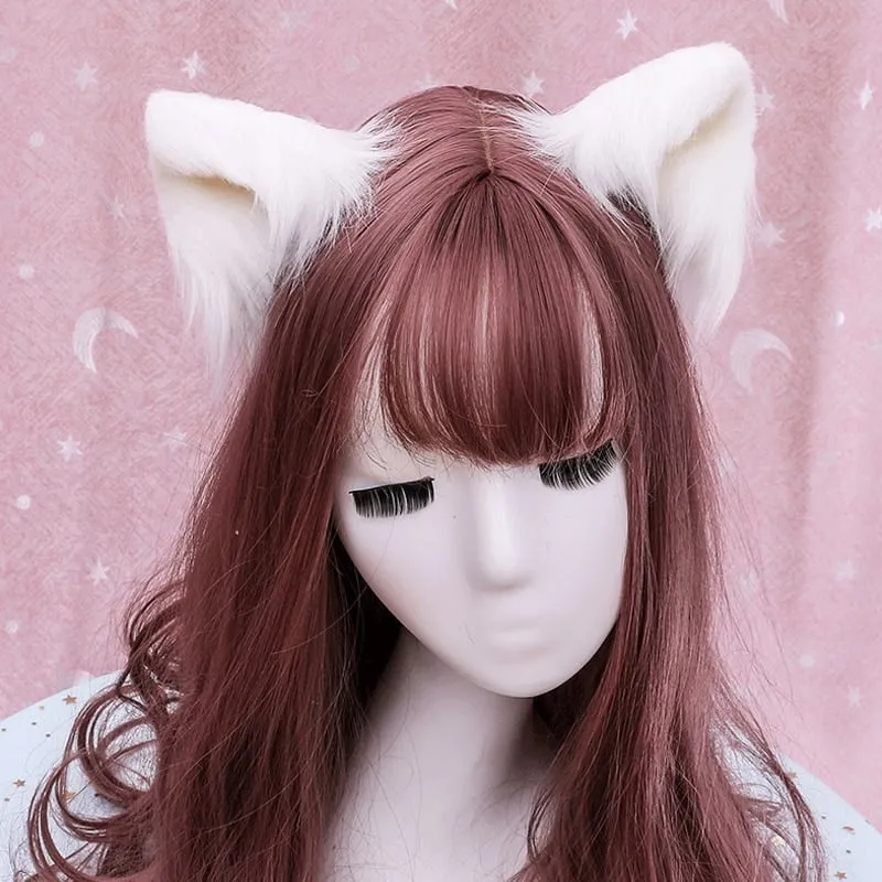 Cosplay Cute Kitten Cat Ears with Little Bell Hair Clip