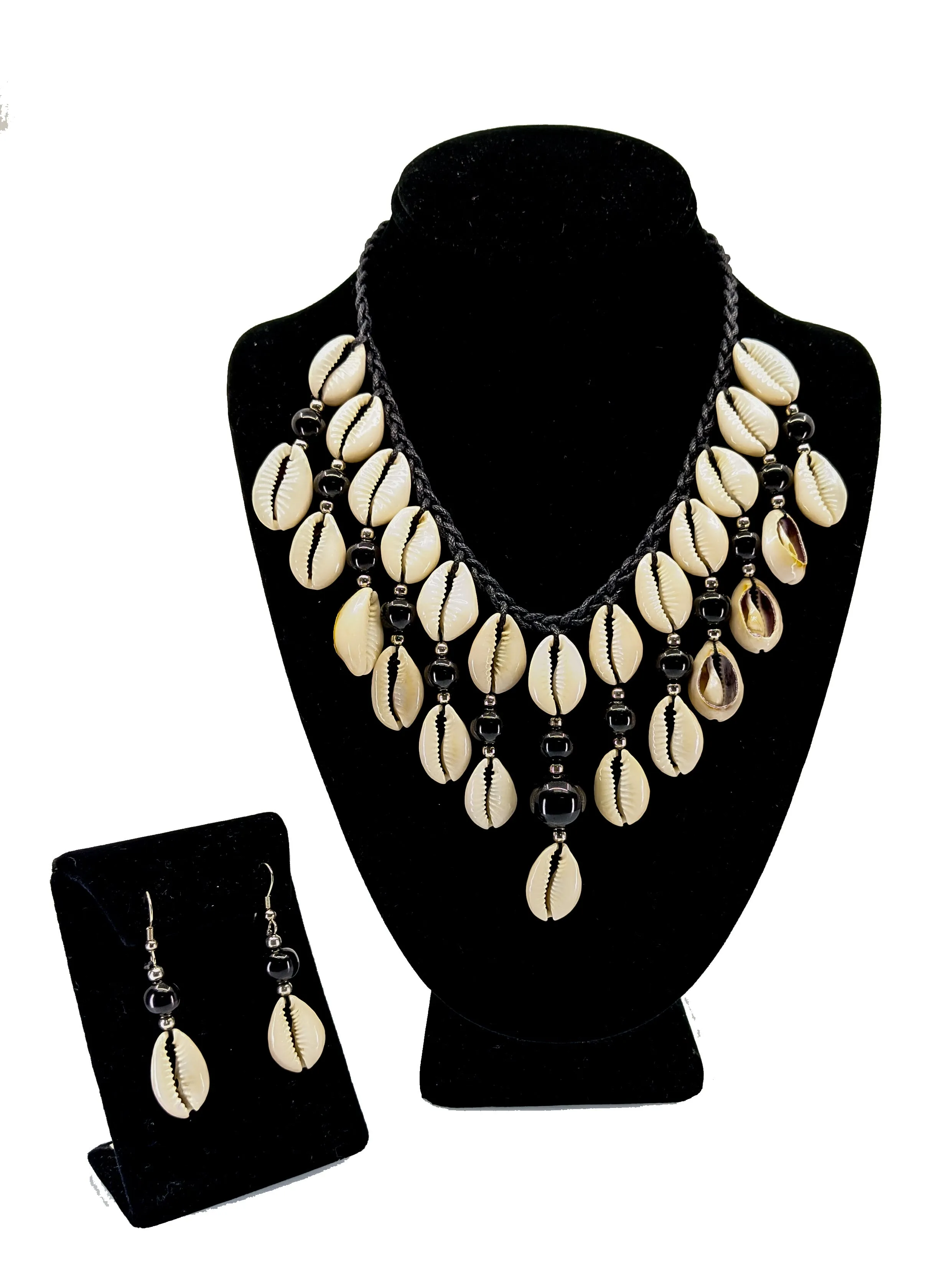 Cowrie Shell Jewelry 2pcs Set