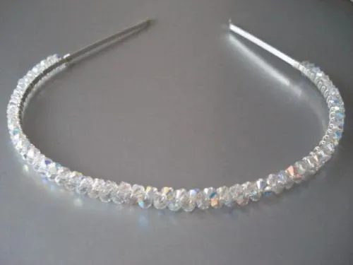 Crystal head band, Bridesmaids tiara band