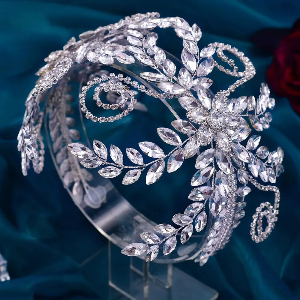 Crystal Headband Wedding Rhinestone Bridal Hair Ornament Wedding Hair Accessories