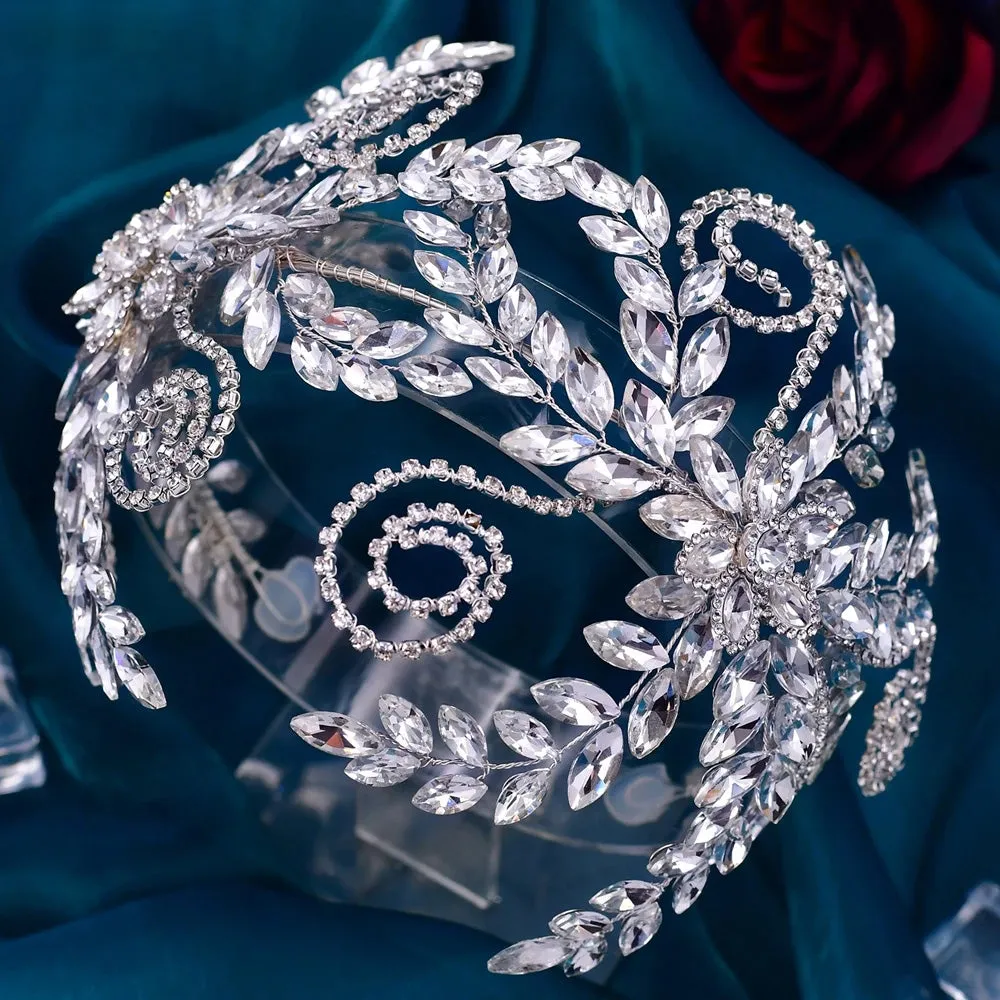 Crystal Headband Wedding Rhinestone Bridal Hair Ornament Wedding Hair Accessories