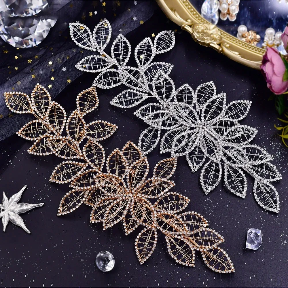Crystal Lead Headband for Brides Wedding Hair Accessories Bridal Headpiece