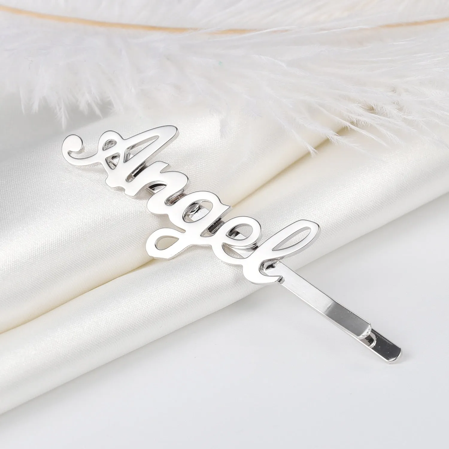 Custom Hair Clips | Personalized Hair Clip | Name Hair Clip | Hairpin for Women | Trendy Lettering Hairpin | Wedding Jewelry | Name Hairpin