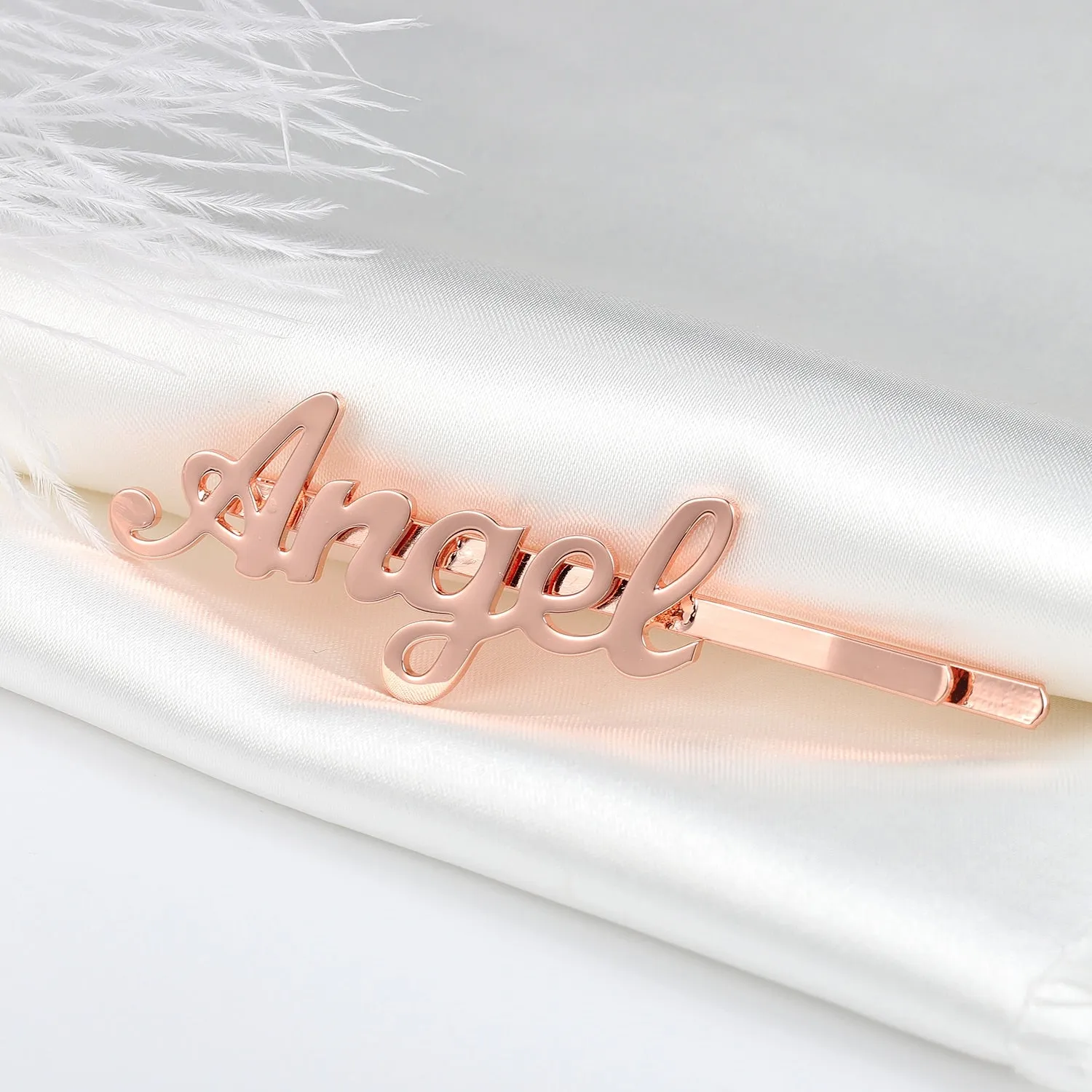 Custom Hair Clips | Personalized Hair Clip | Name Hair Clip | Hairpin for Women | Trendy Lettering Hairpin | Wedding Jewelry | Name Hairpin