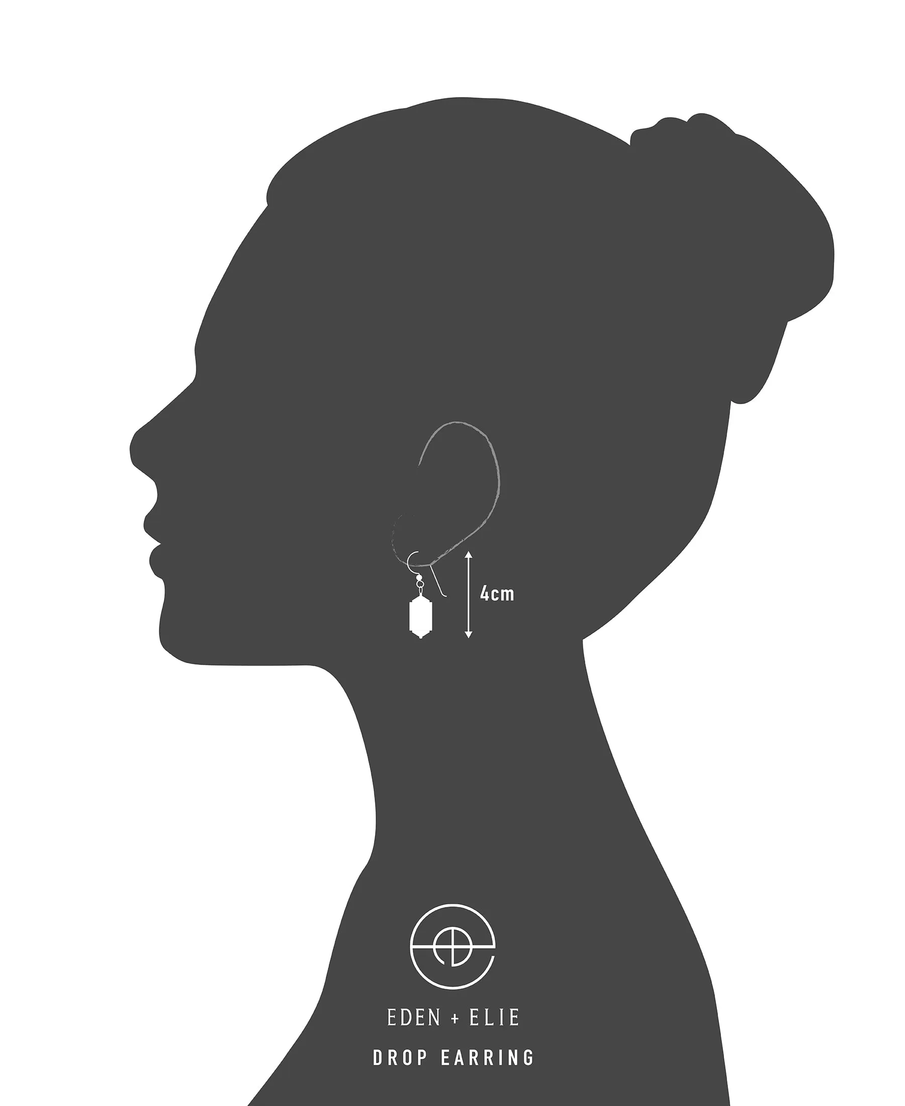 Drop Earrings   Adjustable Length Necklace Set - Duxton Blue