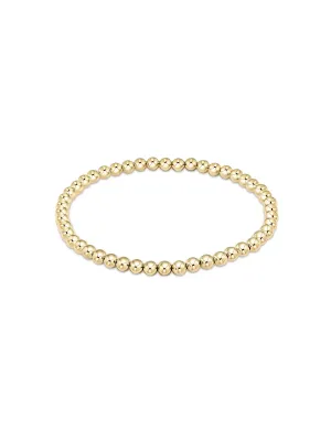 enewton Classic Gold Bead Bracelet: 4mm