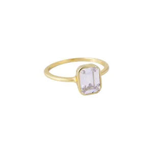 Fairley Crystal Emerald Cut Ring