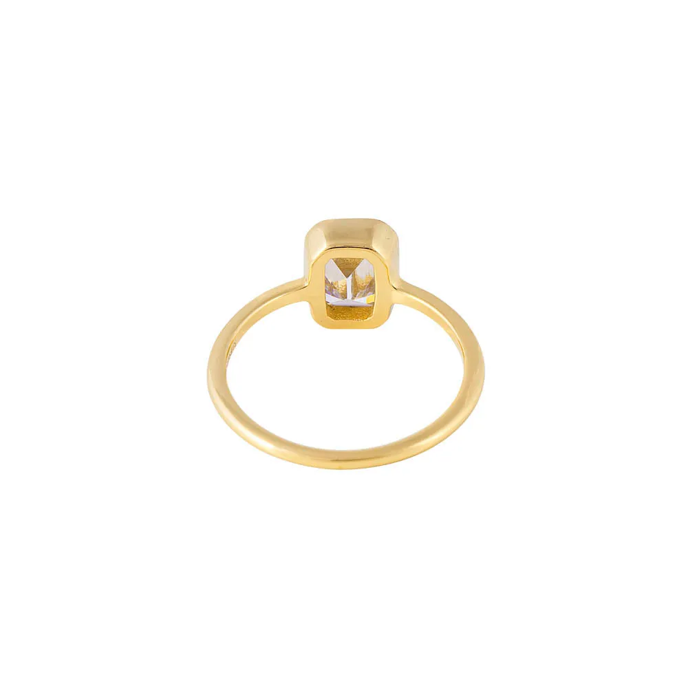 Fairley Crystal Emerald Cut Ring