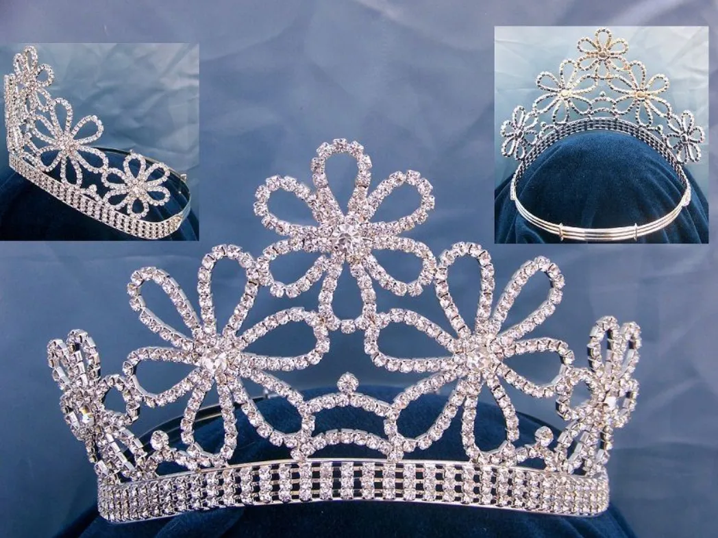 Floriana Rhinestone Tiara